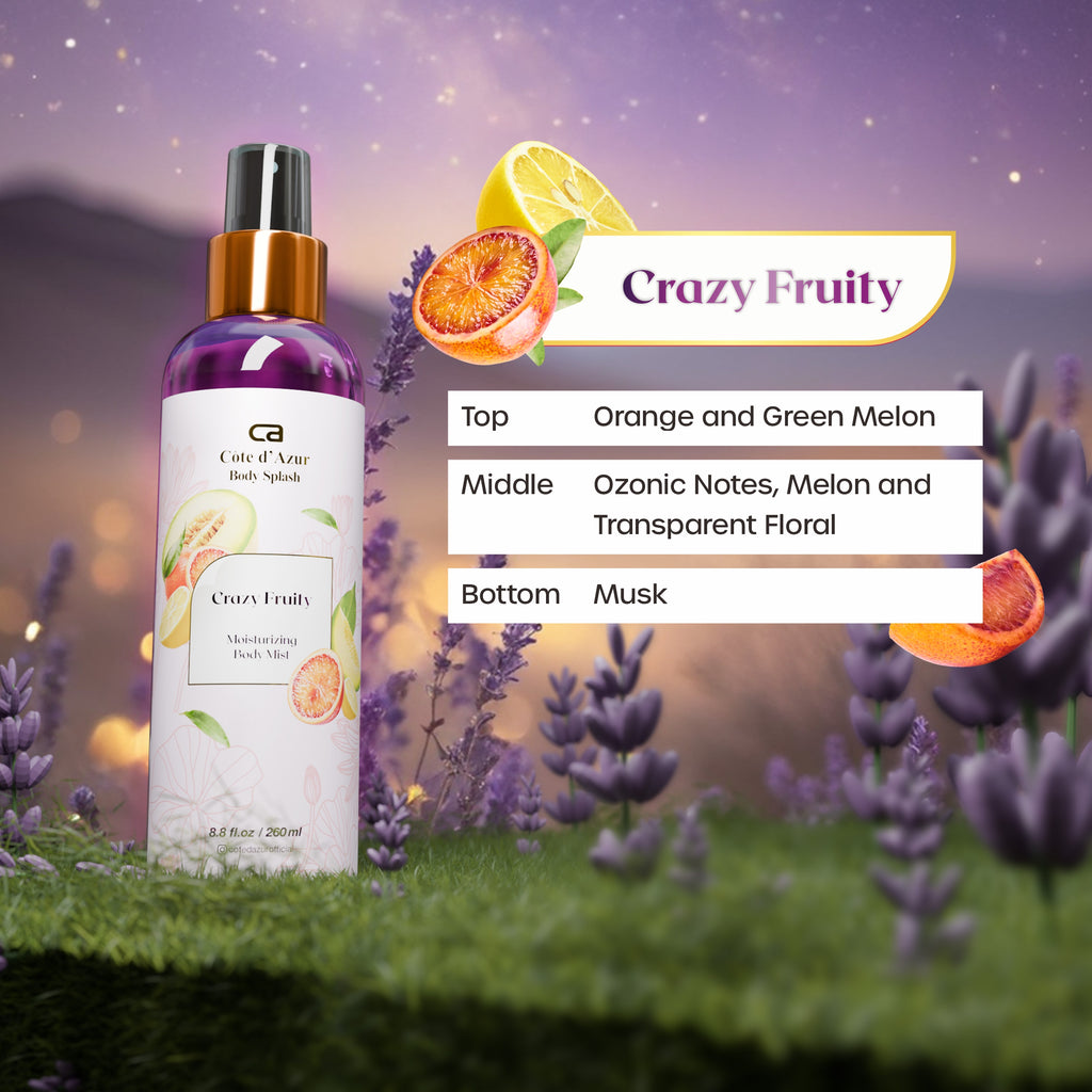 Côte d'Azur - Crazy Fruity Body Mist With Niacinamide 260ml