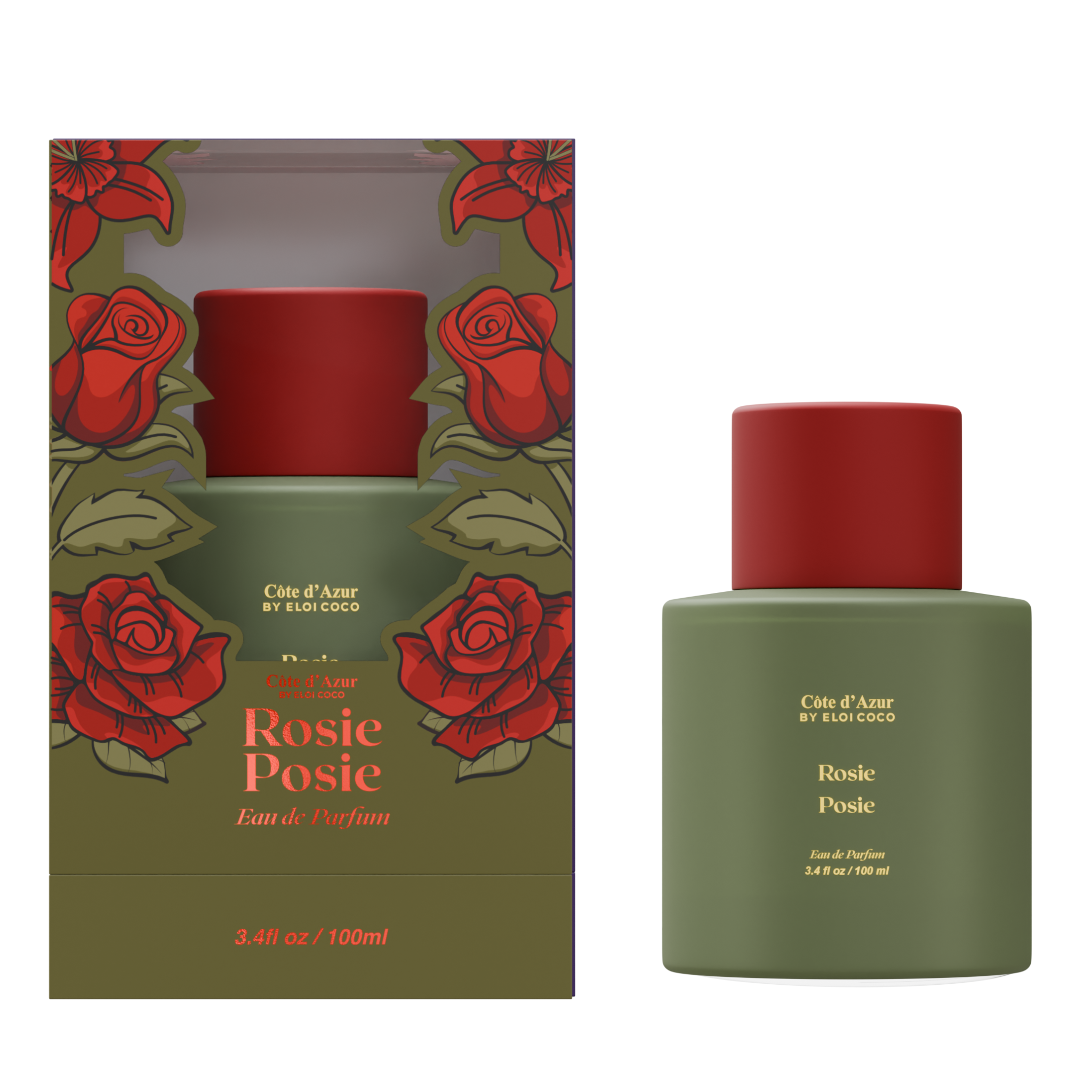 Côte d'Azur - Rosie Posie Eau de Parfum (EDP) 100ml | LMR Fragrance