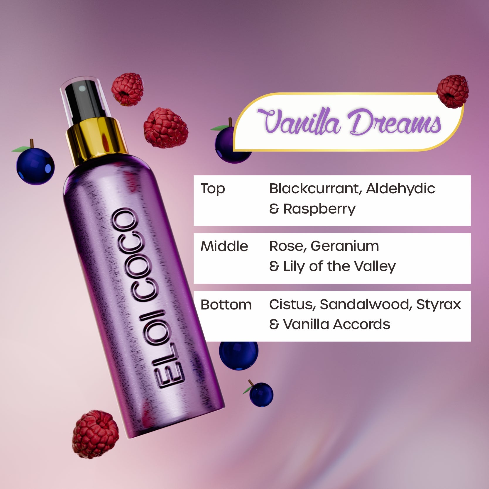 Eloi Coco - Vanilla Dreams Moisturizing Body Mist 250ml