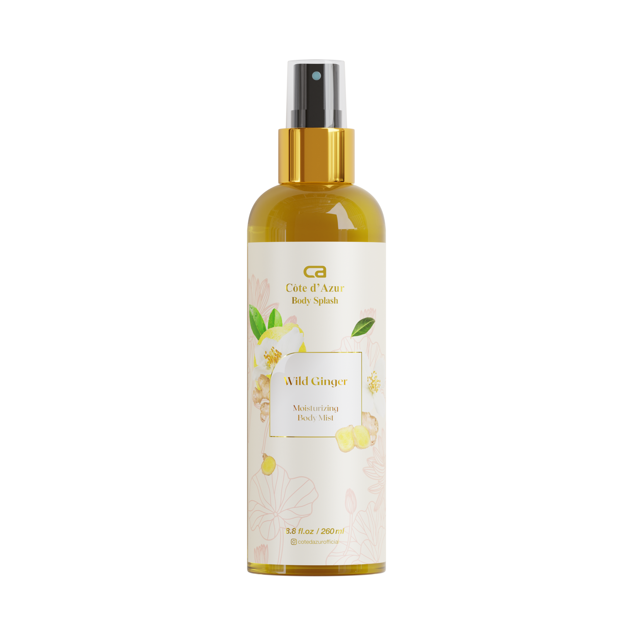 Côte d'Azur - Wild Ginger Body Mist With Niacinamide 260ml