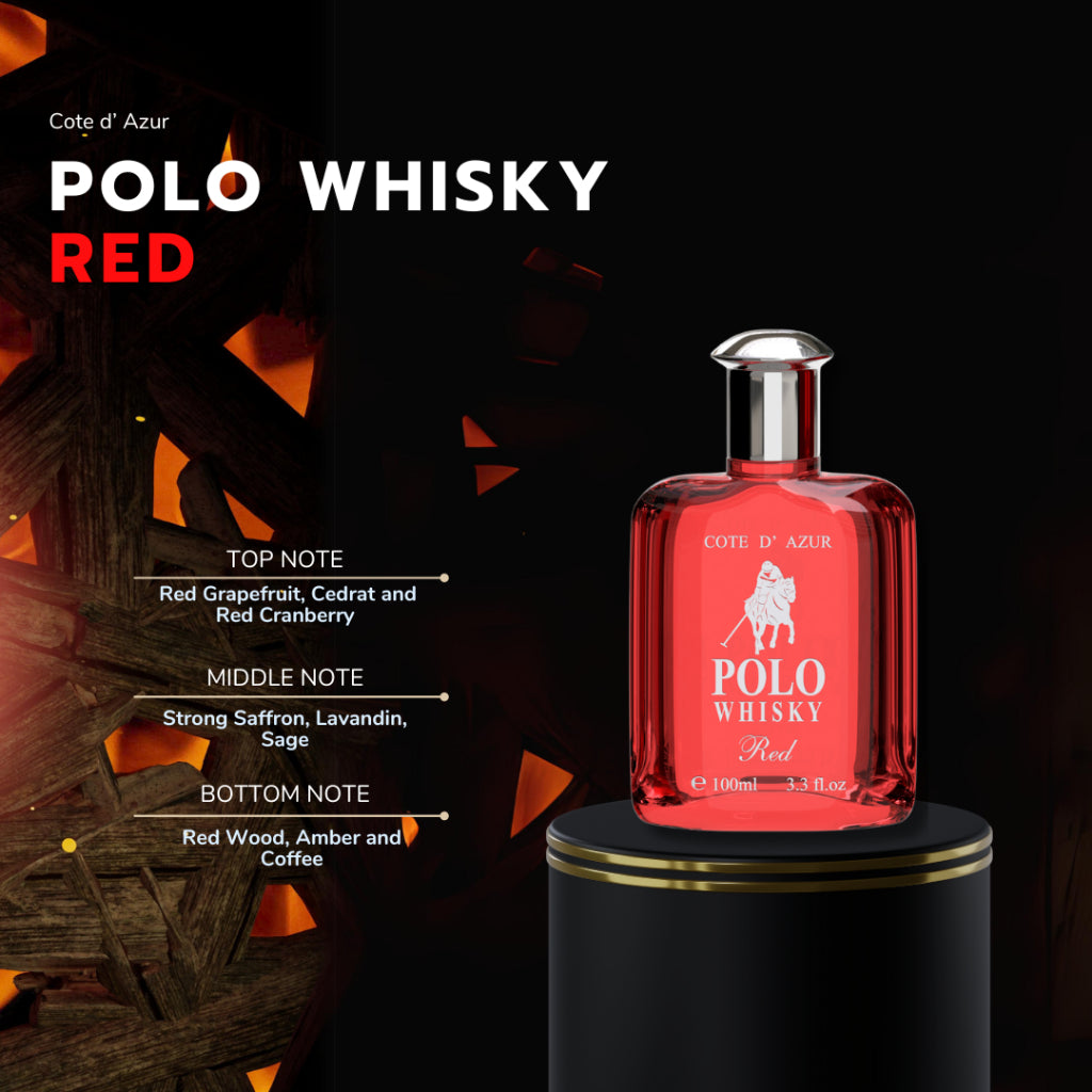 Côte d'Azur - Polo Whisky Red Eau de Toilette 100ml