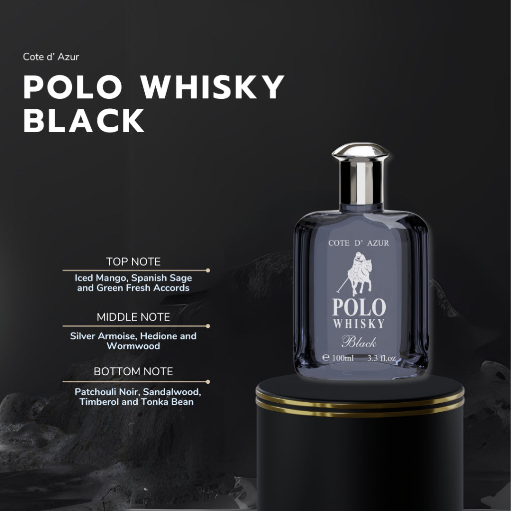 Côte d'Azur - Polo Whisky Black Eau de Toilette 100ml