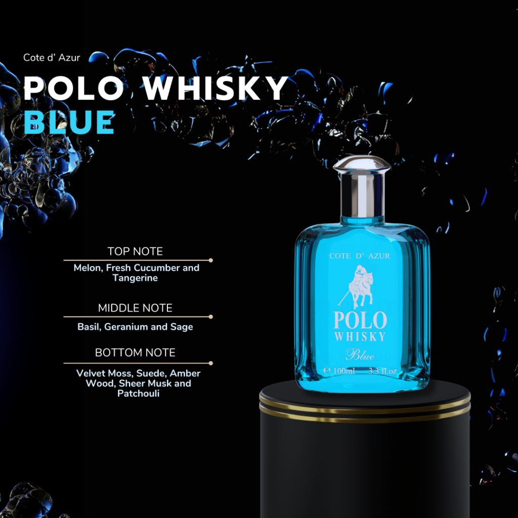Côte d'Azur - Polo Whisky Blue Eau de Toilette 100ml