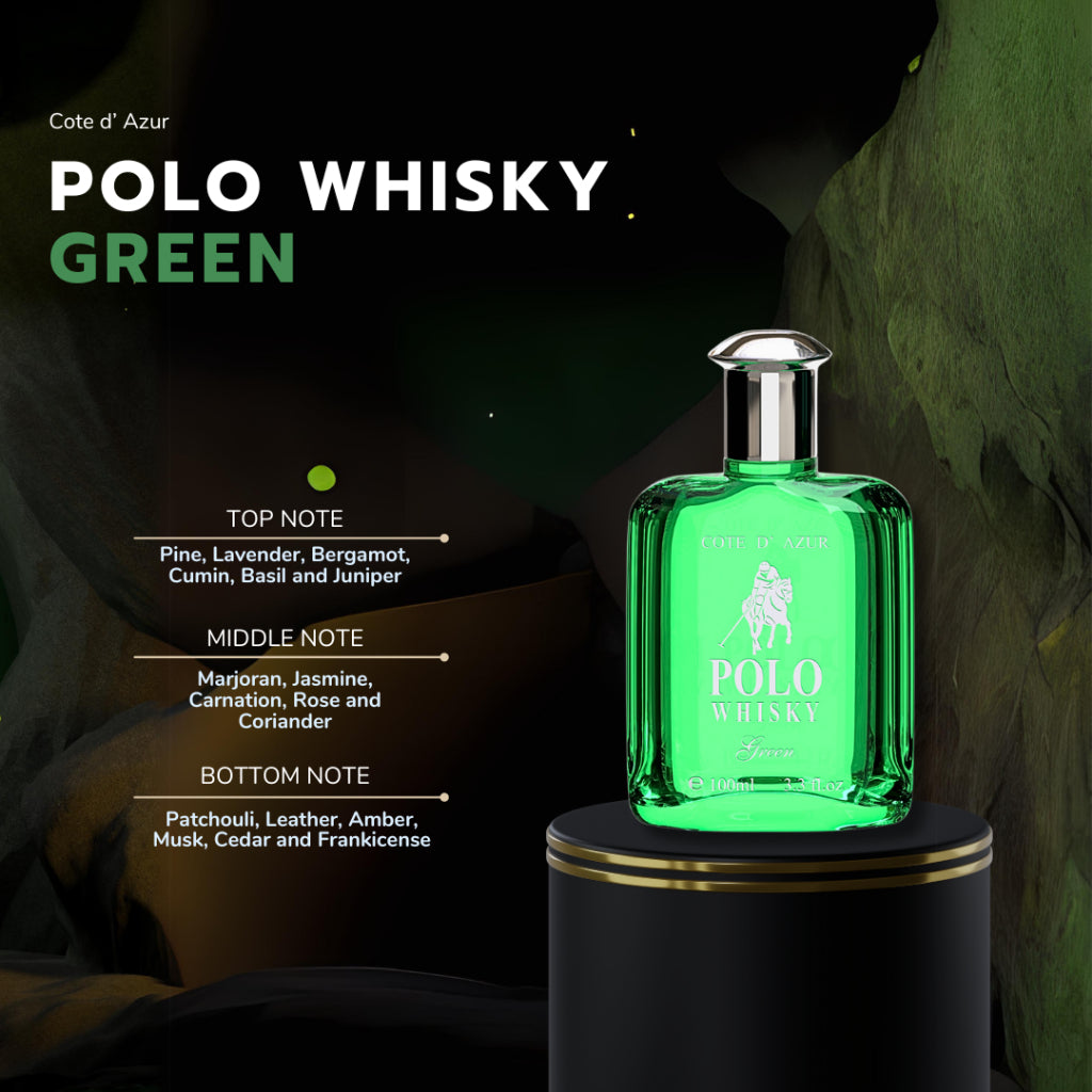 Côte d'Azur - Polo Whisky Green Eau de Toilette 100ml